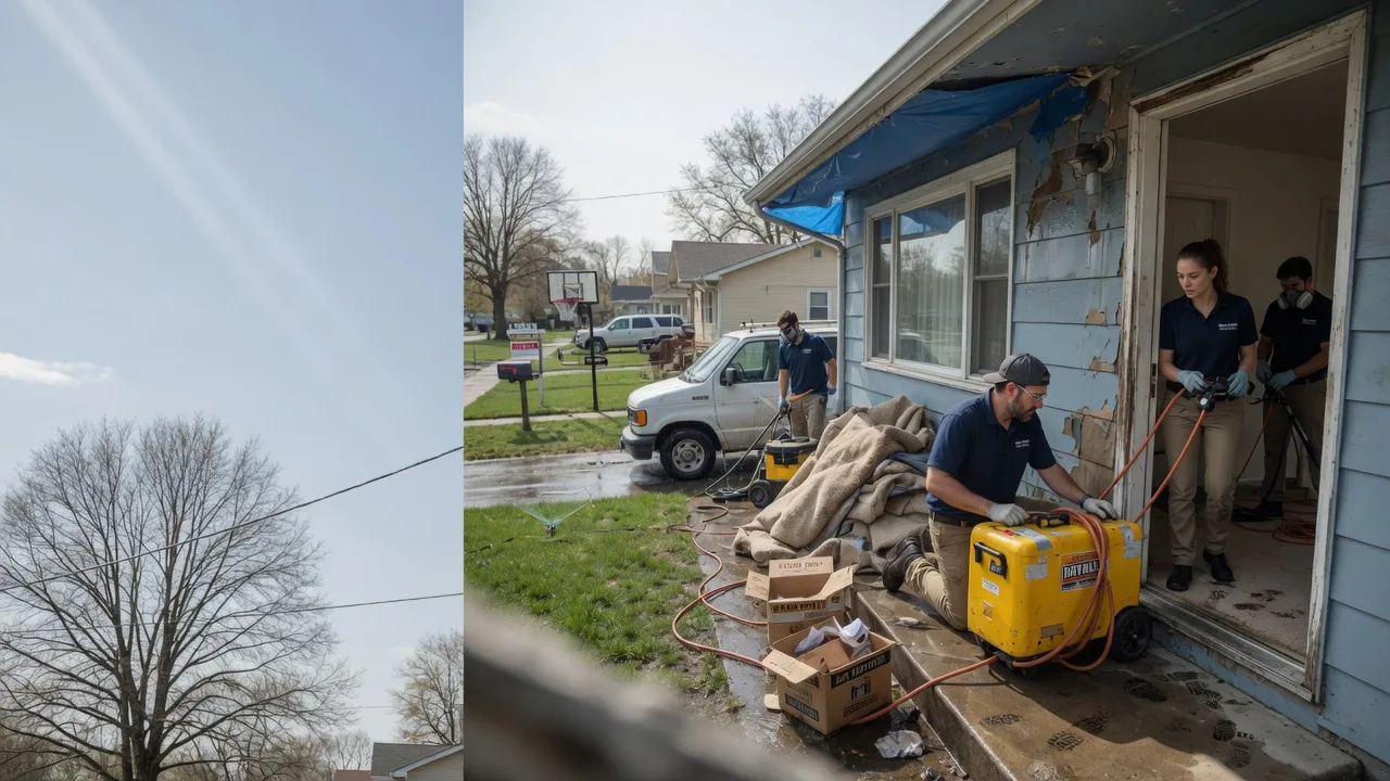 Basement Flood Cleanup in Old Appleton, MO near me